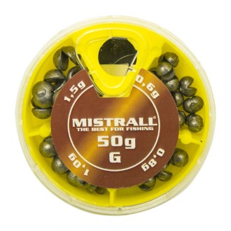 Broky Mistrall hrubé G sada 50g