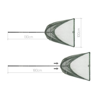 Podběrák Delphin TELEFIX C2G 100x100/1.8m/2díly/Tele