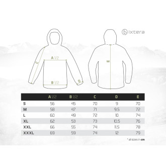 Zimní bunda Ixtera RAZOR Army XXL