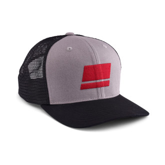 Kšiltovka Abu Garcia Flag Trucker Grey Black Black