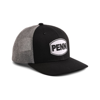 Kšiltovka Penn Trucker Black Heather Grey