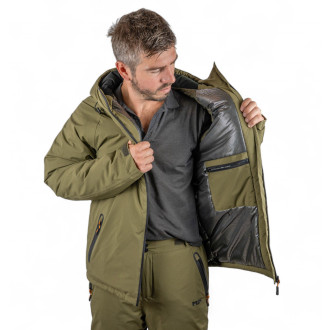 Mikbaits Zateplená bunda Thermo exclusive zelená