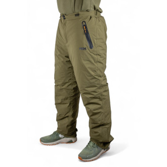 Mikbaits Zateplené kalhoty Thermo exclusive zelené