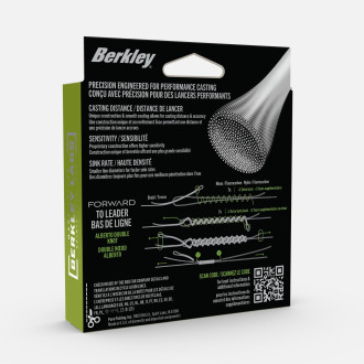 Šňůra Berkley Forward Finesse Braid Low Vis Green 150m