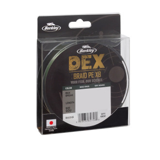 Šňůra Shock DEX Braid PE X8 Moss Green 150m