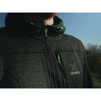 Outdoorová mikina s kapucí Delphin Ixtera Camotic