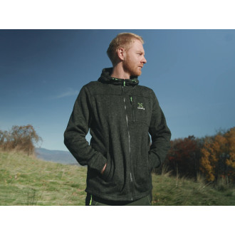 Outdoorová mikina s kapucí Delphin Ixtera Camotic