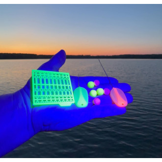 Vodotěsná čelovka Flacarp HL3UV s bílým a UV světlem