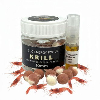 Pop Up + esence Method Feeder Fans Duo Energy 10mm 50ml + sprej esence 2ml