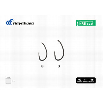 Hayabusa Teflonové Háčky Z-1 Bez Protihrotu BL NRB
