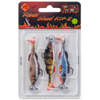 Iron Trout nástraha Real Shad Kit 7cm 7g velikost 1, MIX 2, 3ks