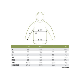 Hybridní přechodná bunda Ixtera HYBRIX XXL