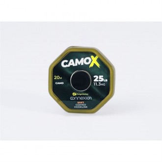 Šňůrka RidgeMonkey Connexion CamoX Soft Coated Hooklink 20m