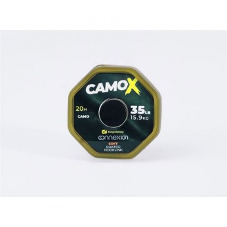 Šňůrka RidgeMonkey Connexion CamoX Soft Coated Hooklink 20m