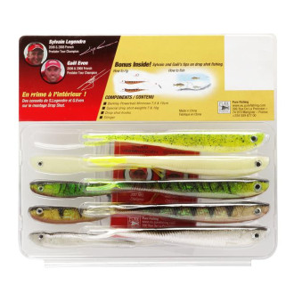 Sada gumových nástrah a jigových hlaviček Berkley Pro Pack Dropshot