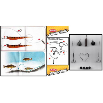 Sada gumových nástrah a jigových hlaviček Berkley Pro Pack Dropshot