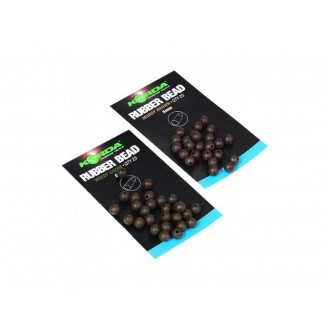 Gumové korálky Korda Rubber Beads Muddy Brown 25ks