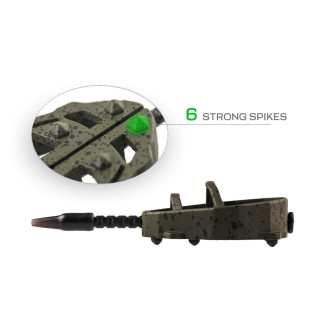 ZFISH Sada Method Feeder Spider Medium Set 50,60g + Formička