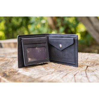 Peněženka Giants Fishing černá dva kapři Black Wallet Two Carps