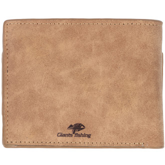 Peněženka Giants Fishing Brown Wallet Carp Head hnědá hlava kapra