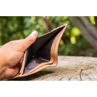 Peněženka Giants Fishing Brown Wallet Carp Head hnědá hlava kapra