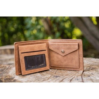 Peněženka Giants Fishing hnědá plavající kapr Brown Wallet Swimming Carp