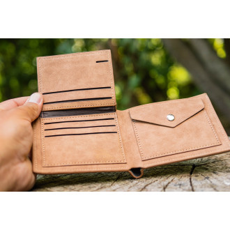 Peněženka Giants Fishing hnědá plavající kapr Brown Wallet Swimming Carp