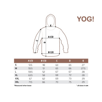 Mikina s kapucí Delphin YOG!