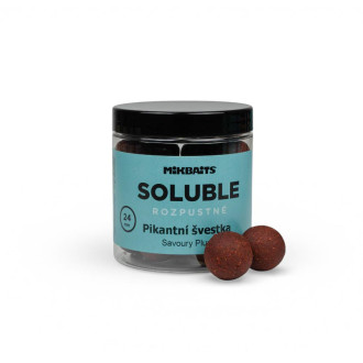 Rozpustné boilie Mikbaits Pikantní švestka 250ml