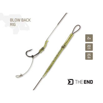 Návazec Delphin The End Blow Back Rig 20cm 25lbs 2ks