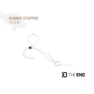 Gumový stoper Delphin The End Ronnie 20ks