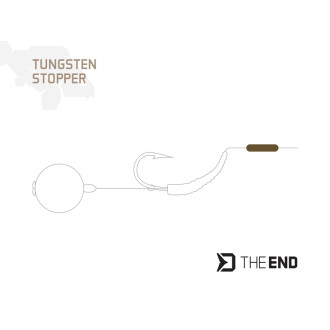 Wolframový stoper Delphin TheEND 2x7mm 24ks