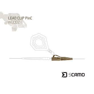 Klip na olovo Delphin sCAMO PinC WOODZ 10ks