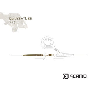 Set pro montáž Delphin sCAMO QuickS + Tube vel.4 5ks