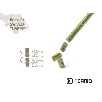 Set pro montáž Delphin sCAMO HeavyC + Swivel + Tube vel.4 5ks