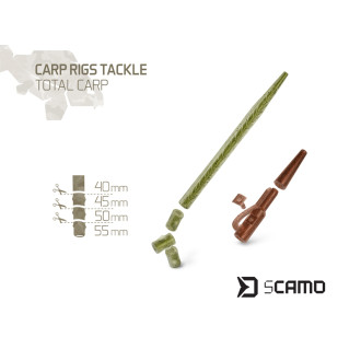 Set kaprařských montáží Delphin sCAMO Total CARP 10ks
