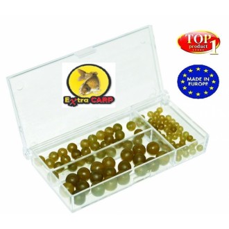 Gumové korálky Extra Carp Rubber Beads Set