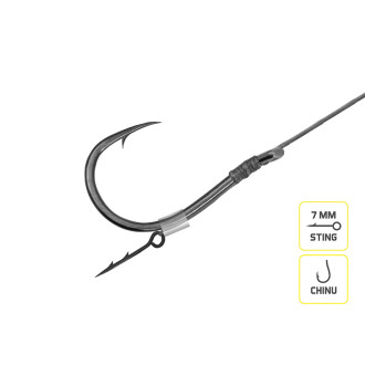 Feederový návazec Delphin Braided Sting 8cm 10ks