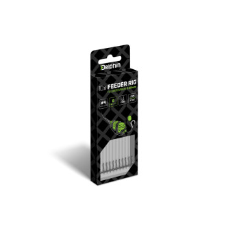 Feederový návazec Delphin Fluoro Sting 12cm 10ks