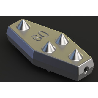 Zátěž Suretti Šestihranná s hroty