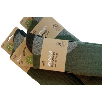 Ponožky Geoff Anderson WizWool Heavy Weight zelené - SET 2ks párů ponožek 37-40