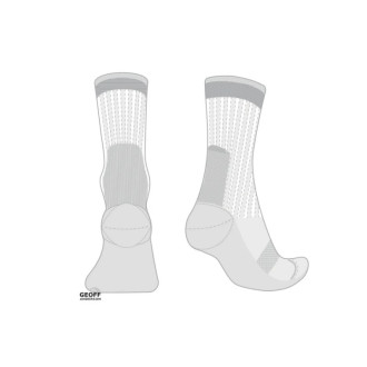 Ponožky Geoff Anderson WizWool Mid Weight černé - SET 3ks párů ponožek 37-40