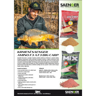 Krmítková směs Saenger Amino F3 High Protein Groundbait 1kg