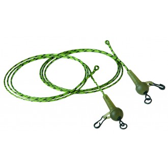 Olověná montáž Extra Carp Lead Core System With Safety Sleeves