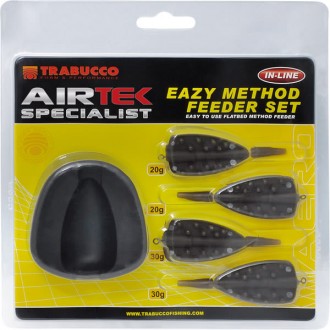 Sada krmítek Trabucco Eazy Method Feeder Set 20+30+M 5ks