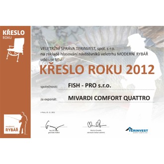 Křeslo Mivardi Comfort Quattro + podložka Delphin za 268 Kč ZDARMA