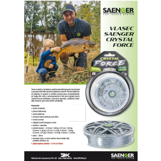 Saenger vlasec Crystal force 0,18mm 300m