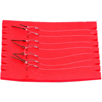 Hotový feeder návazec s jehlou na boilies 8cm / 8ks