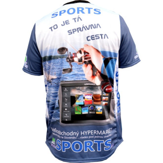 Dres SPORTS s logem ryby