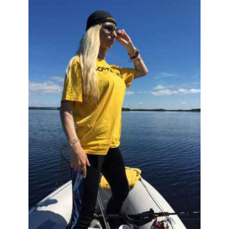 Tričko Sportex T-Shirt s velkým logem žluté